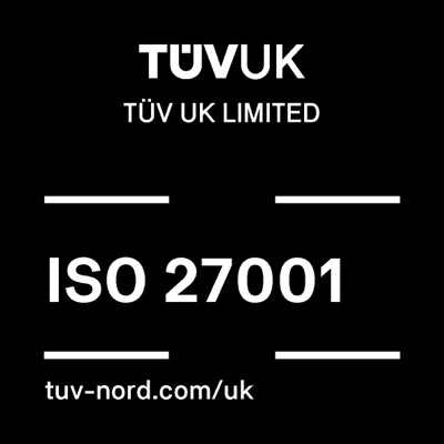 Sello TÜV UK ISO 27001